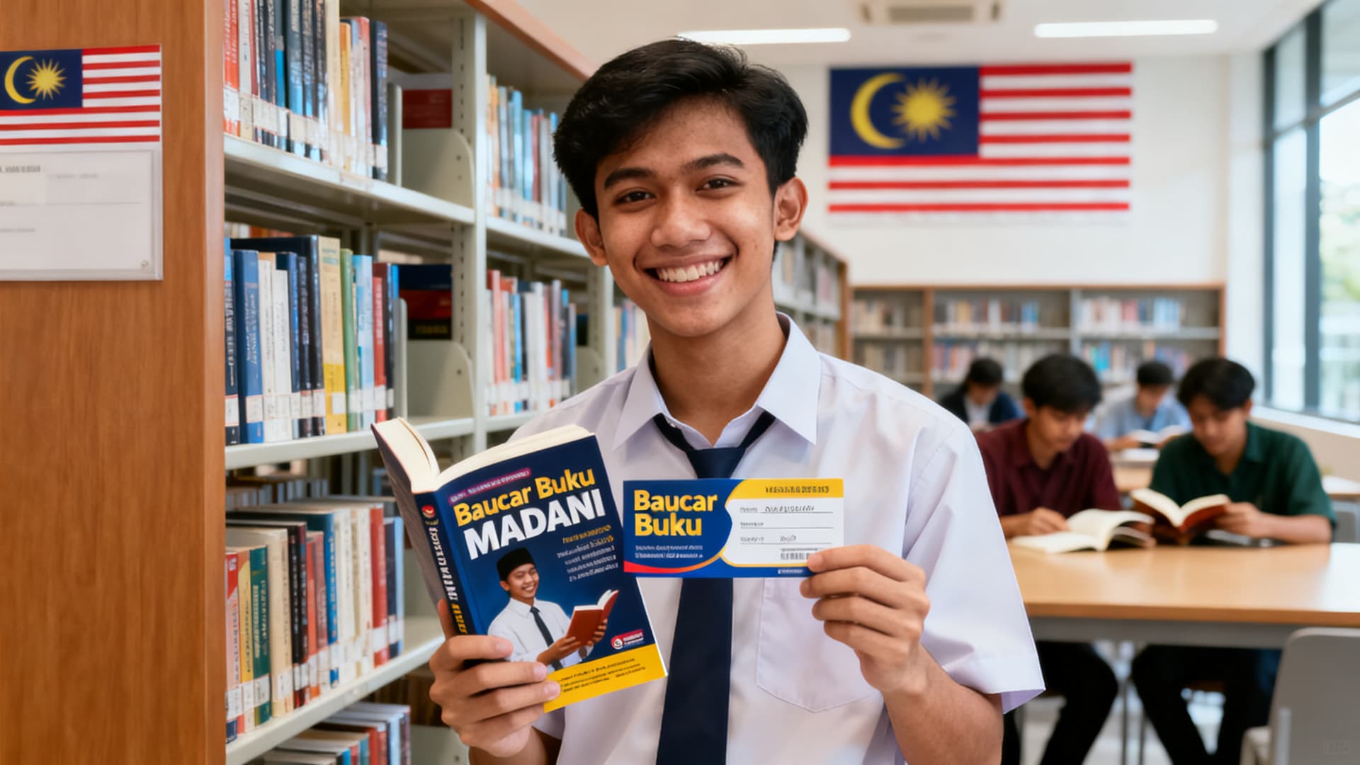 Baucar Buku MADANI 2026: RM100 Untuk Pelajar Sekolah & IPT
