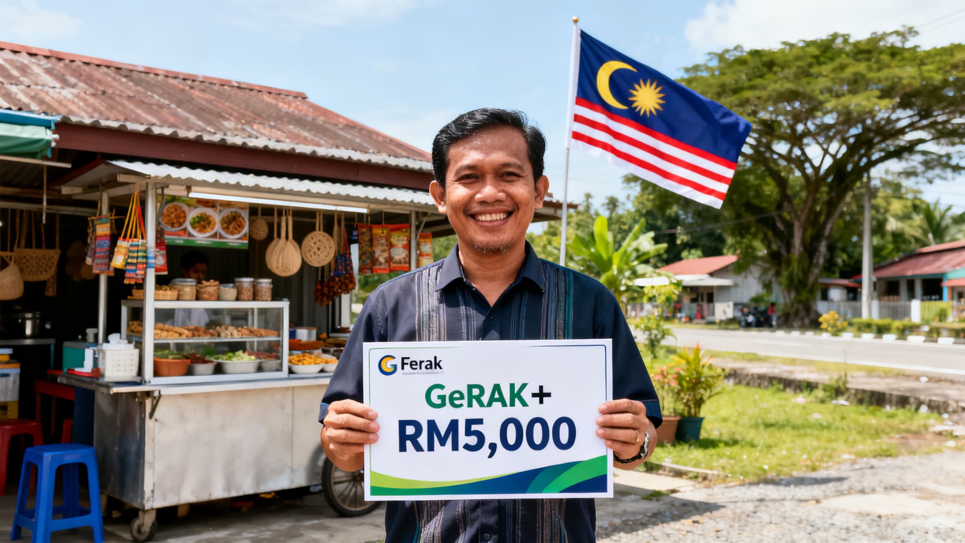 GeRAK+: Geran Usahawan Perak Sejahtera Sehingga RM5,000