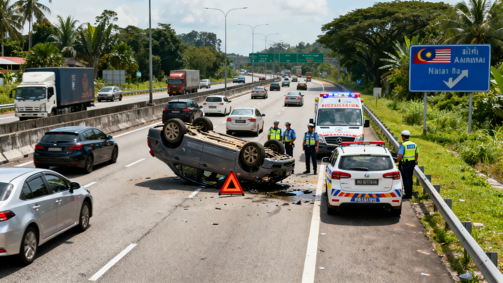 Kemalangan Jalan Raya: Isi Penting & Contoh Karangan Terkini