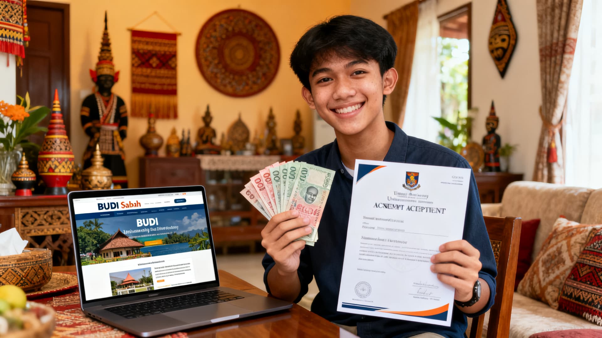 BUDI Sabah 2026: Permohonan Bantuan Tunai Pendaftaran IPT