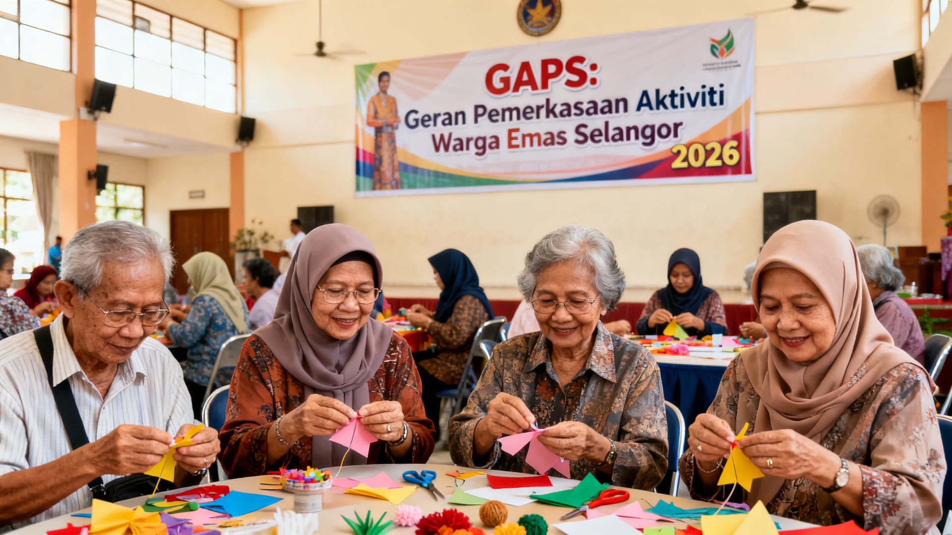 GAPS 2026: Geran RM5,000 Aktiviti Warga Emas Selangor
