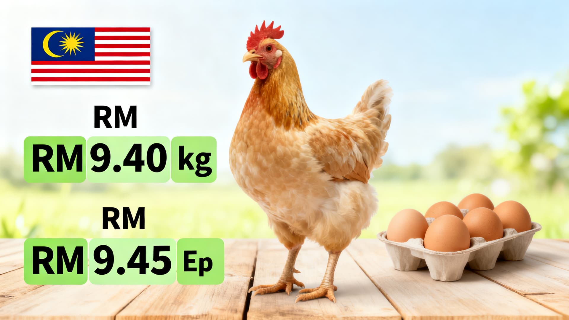 Harga Siling Baru Ayam & Telur Berkuatkuasa 12 Oktober 2026