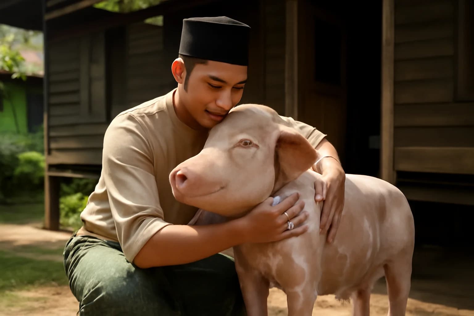 Kisah Walaupun Ibu Bapa Jadi Khinzir: Pengajaran Bakti Anak