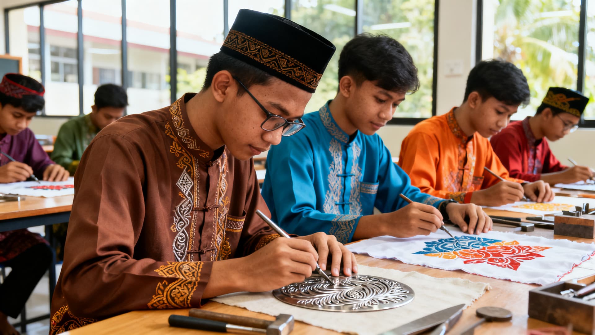 Kursus Jangka Pendek Kraf Pusat Warisan Yayasan Sabah