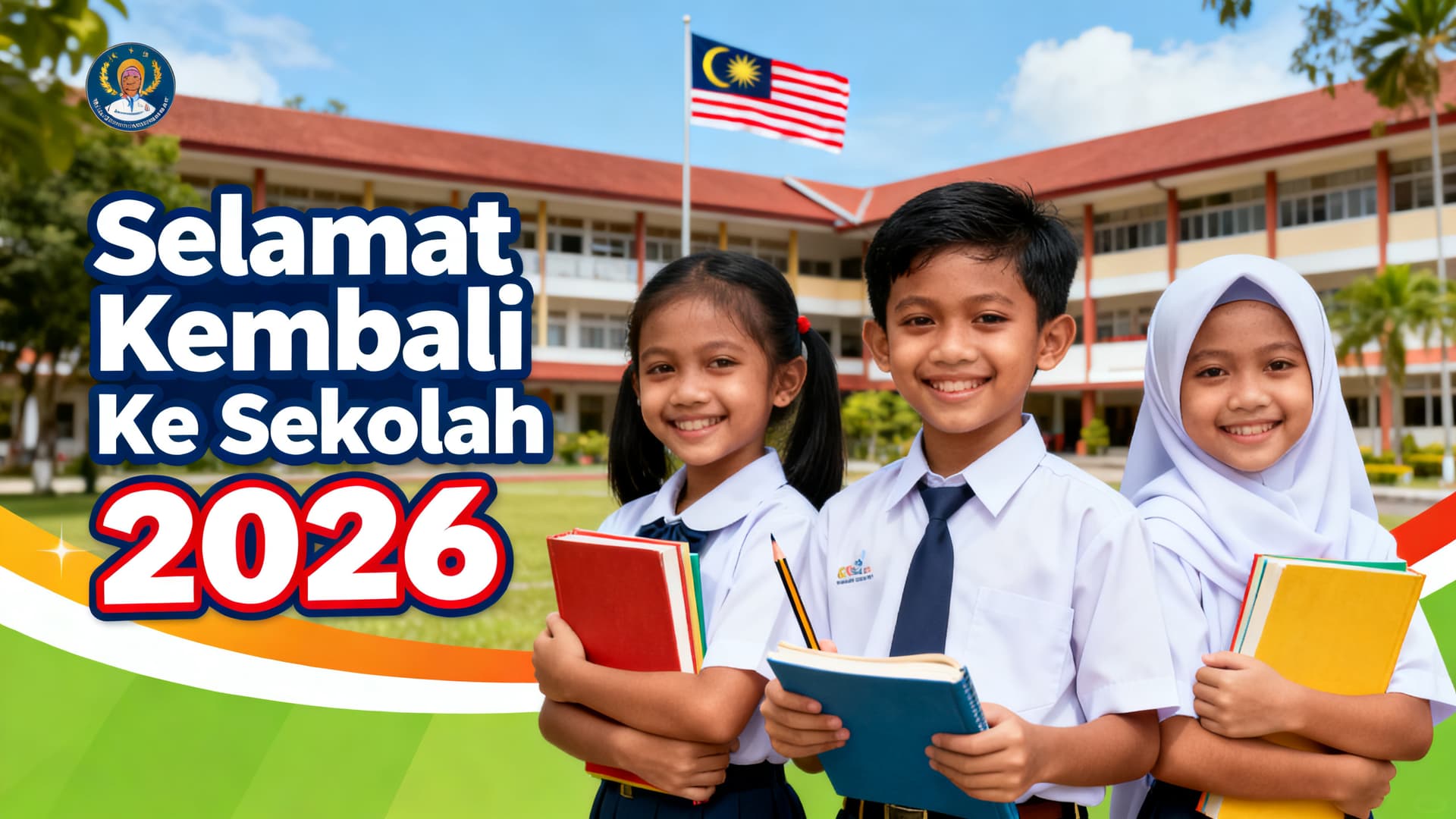 Selamat Kembali Ke Sekolah 2026: Poster & Persediaan Lengkap